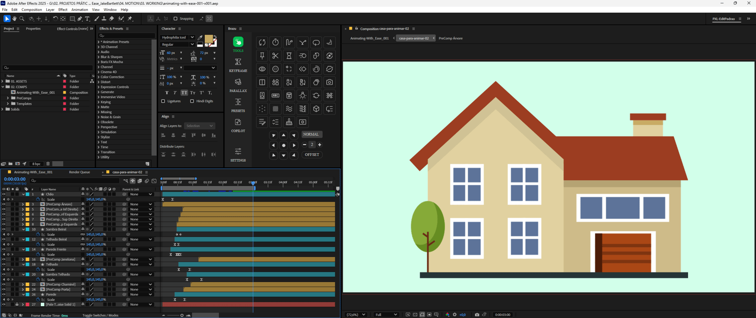 Render final do projeto do curso Animating With Ease V1 - image 2 - student project