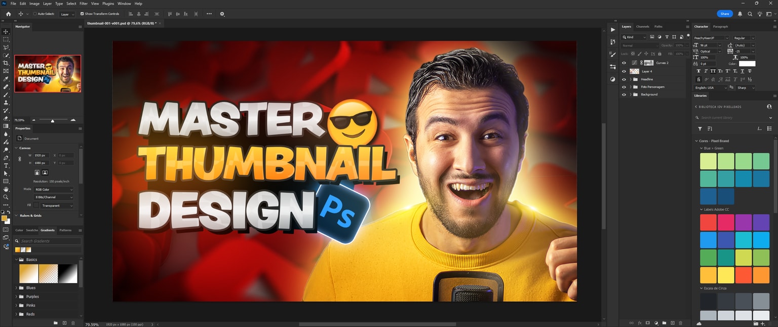 Master Thumbnail Design - image 1 - student project