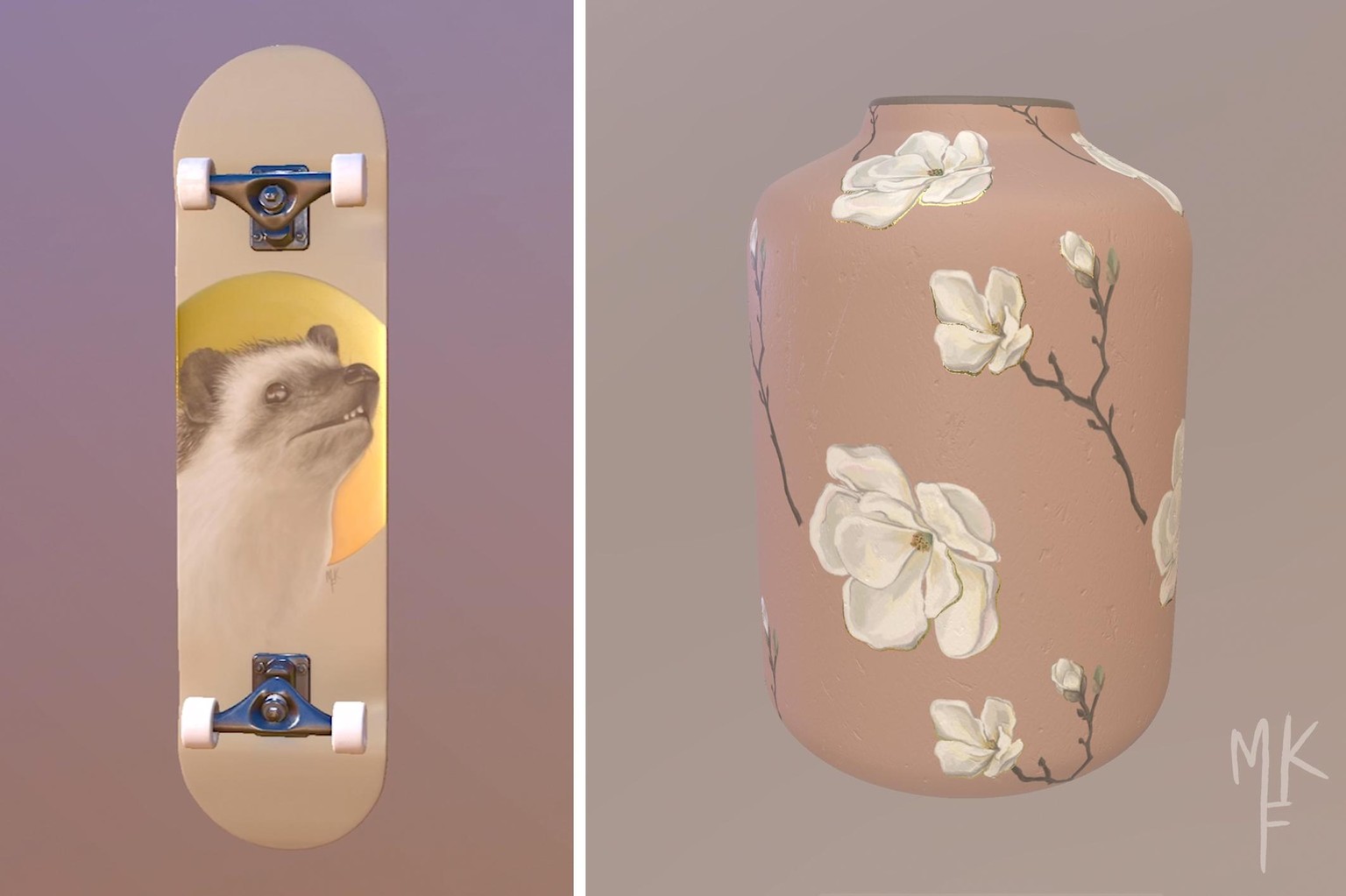 My first 3D models on Procreate 5.2! - image 1 - student project