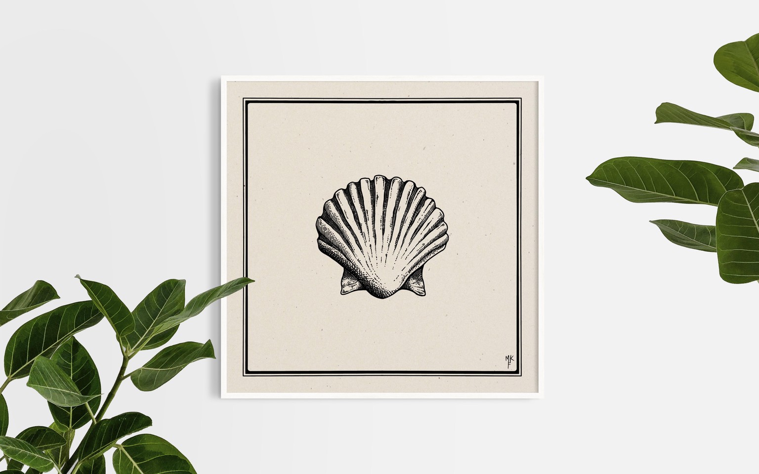 Seashells with Ink pens + Digital - image 2 - student project