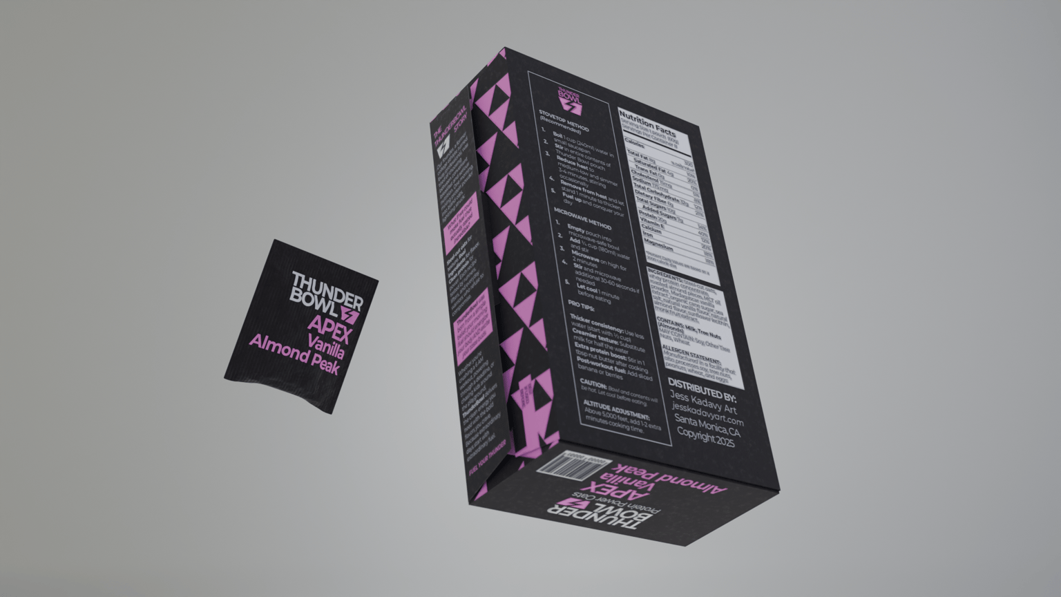 Thunder Bowl: Premium Protein Oatmeal Brand & Packaging Design - image 10 - student project