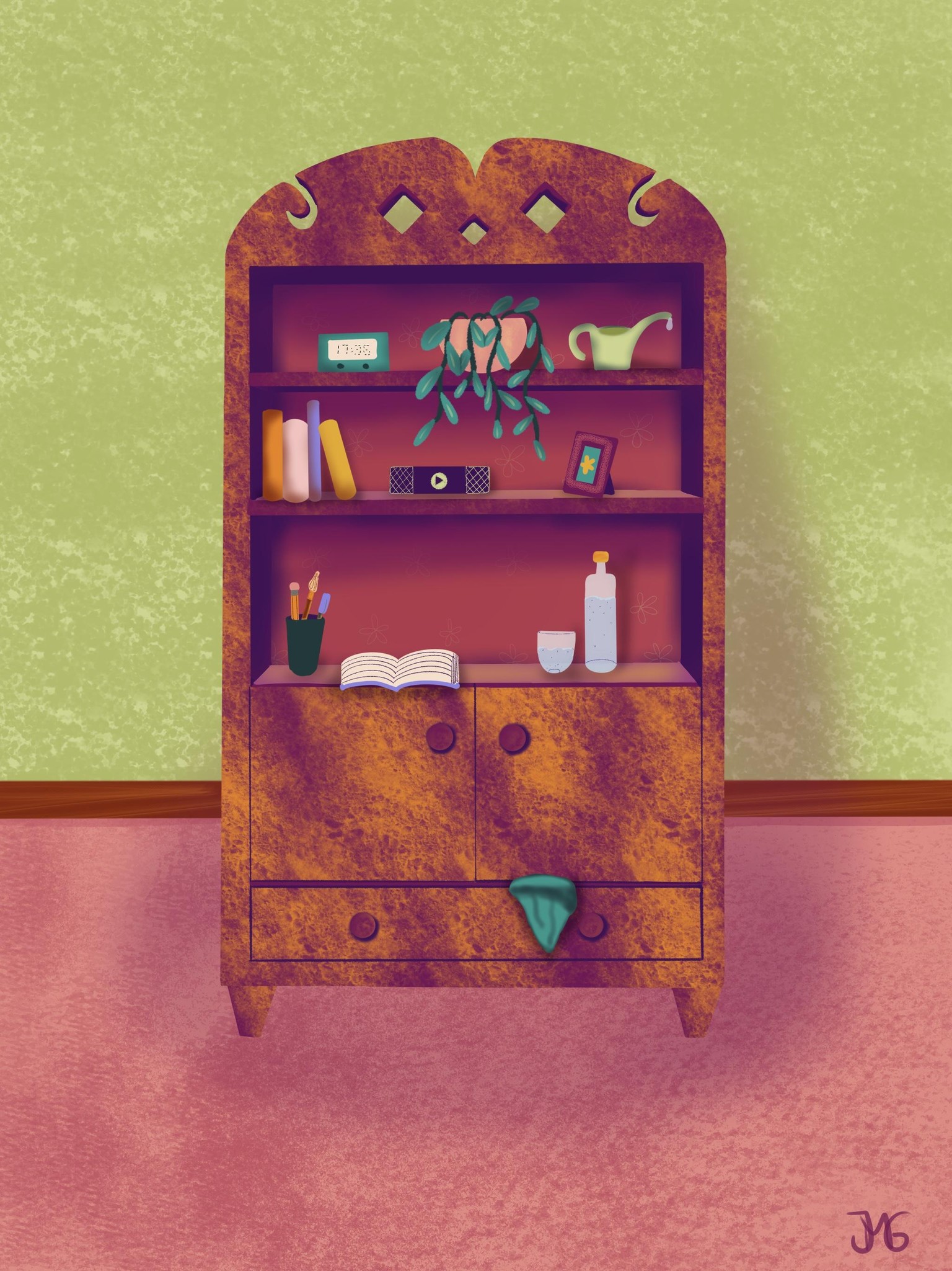 One point perspective x3 - image 1 - student project