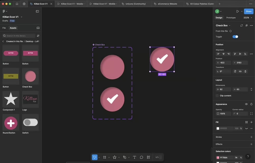 Figma essentials - image 9 - student project