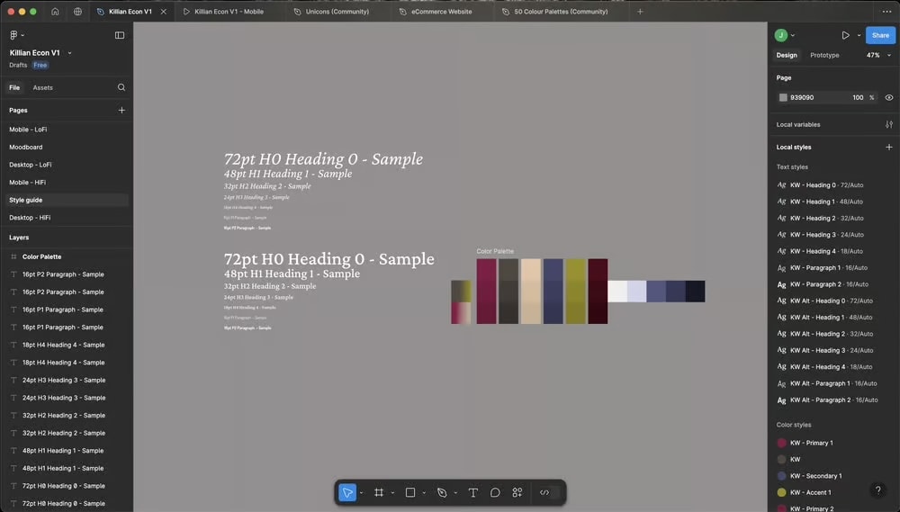 Figma essentials - image 14 - student project