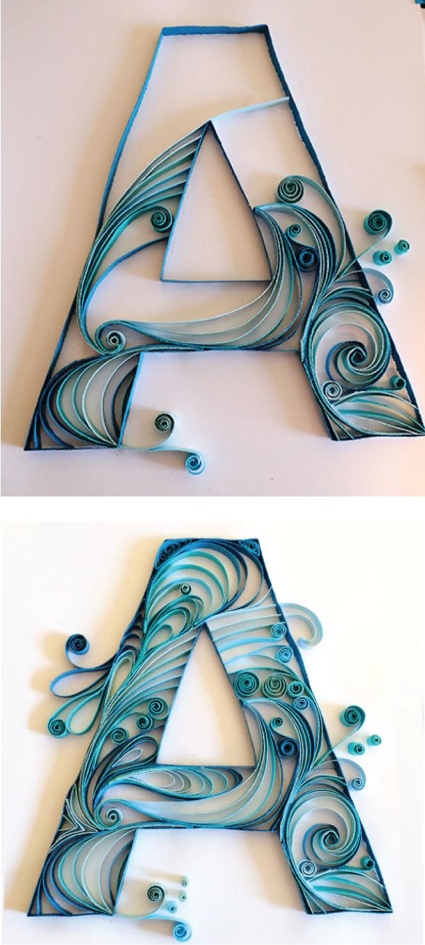 First attempt at paper quilling - image 2 - student project