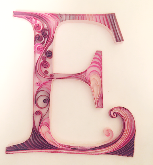 First attempt at paper quilling - image 3 - student project