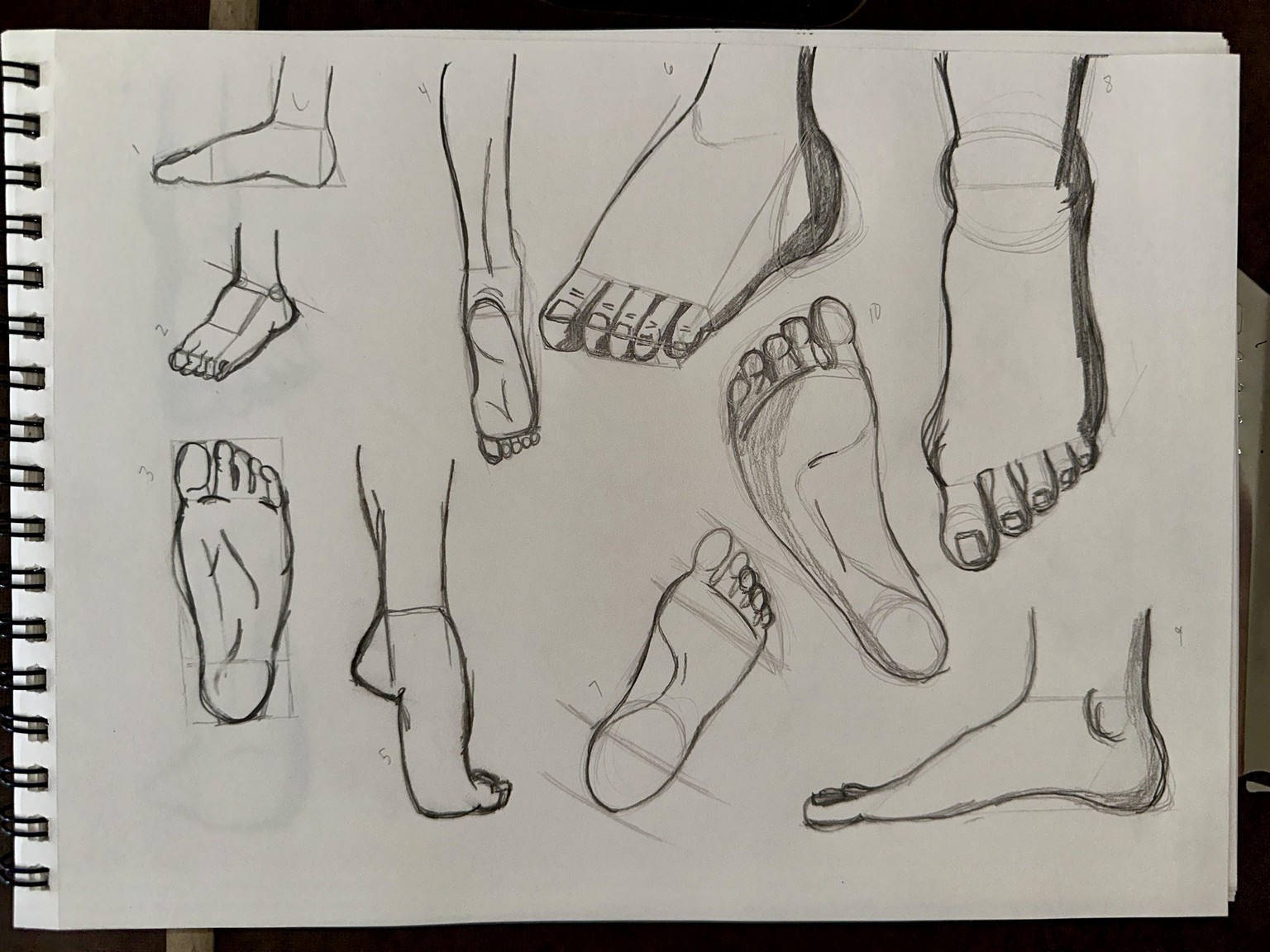 Practicing feet for a project - image 1 - student project