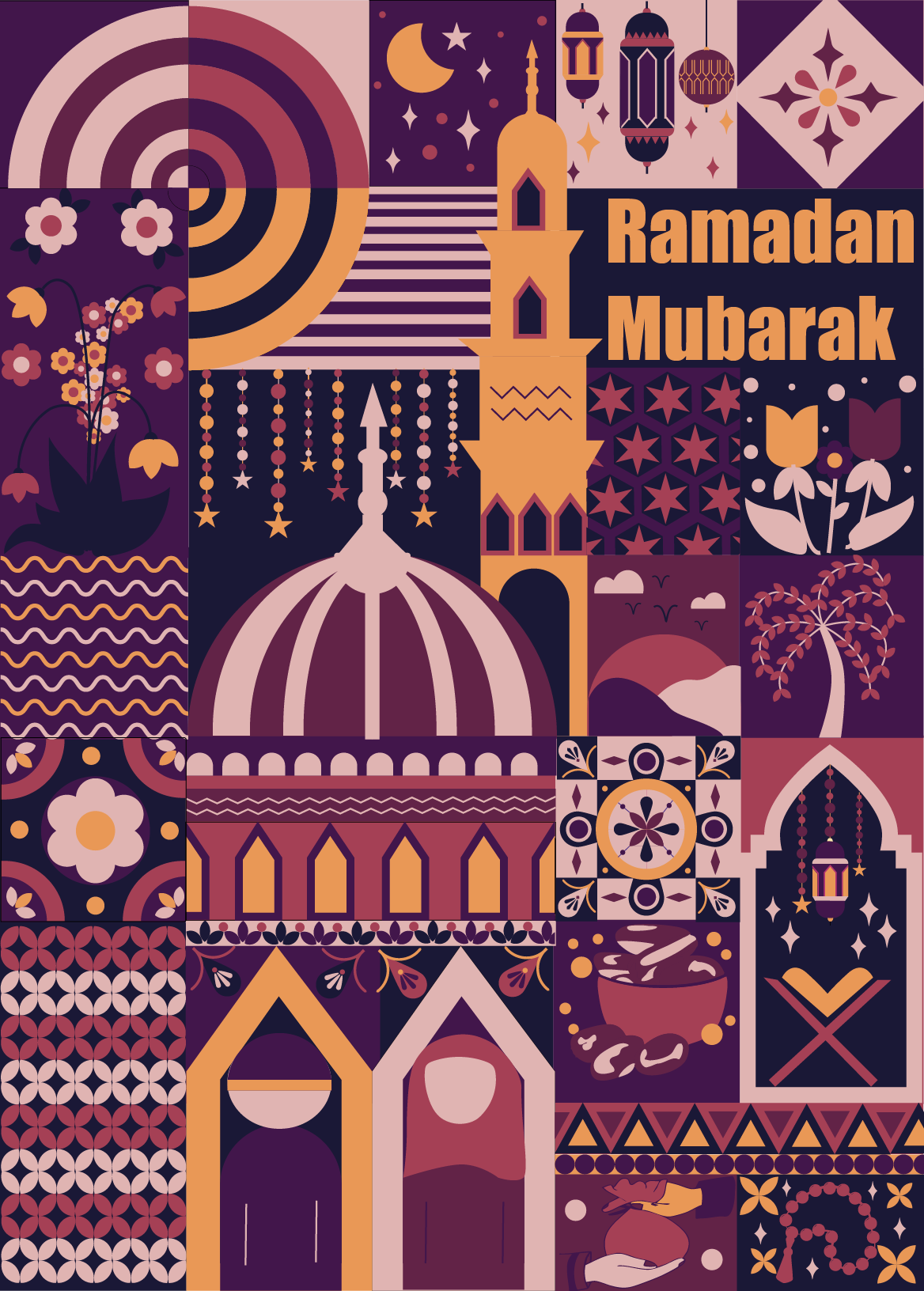 grids poster- Ramadan - image 1 - student project