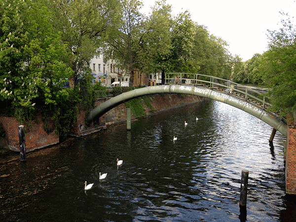 Berlin Landwehr Canal Woodcut (in progress) - image 1 - student project