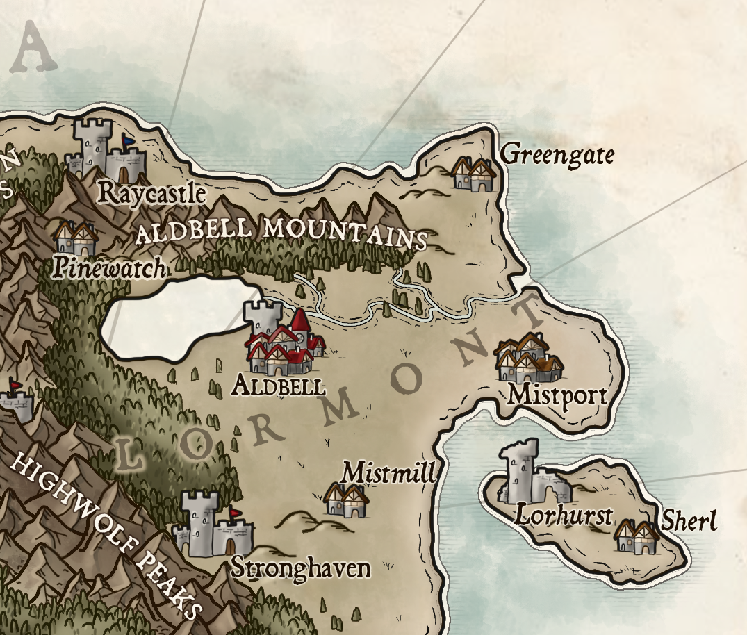 Map of Temaria (IV) - image 3 - student project