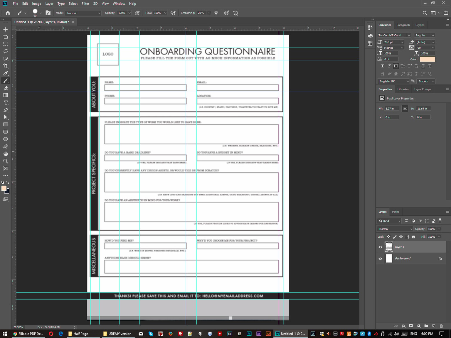 Getting to know my audience - image 1 - student project
