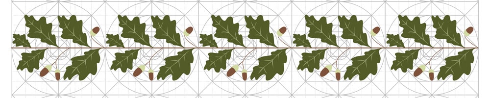 Acorn and Oak Decorative Band - image 2 - student project