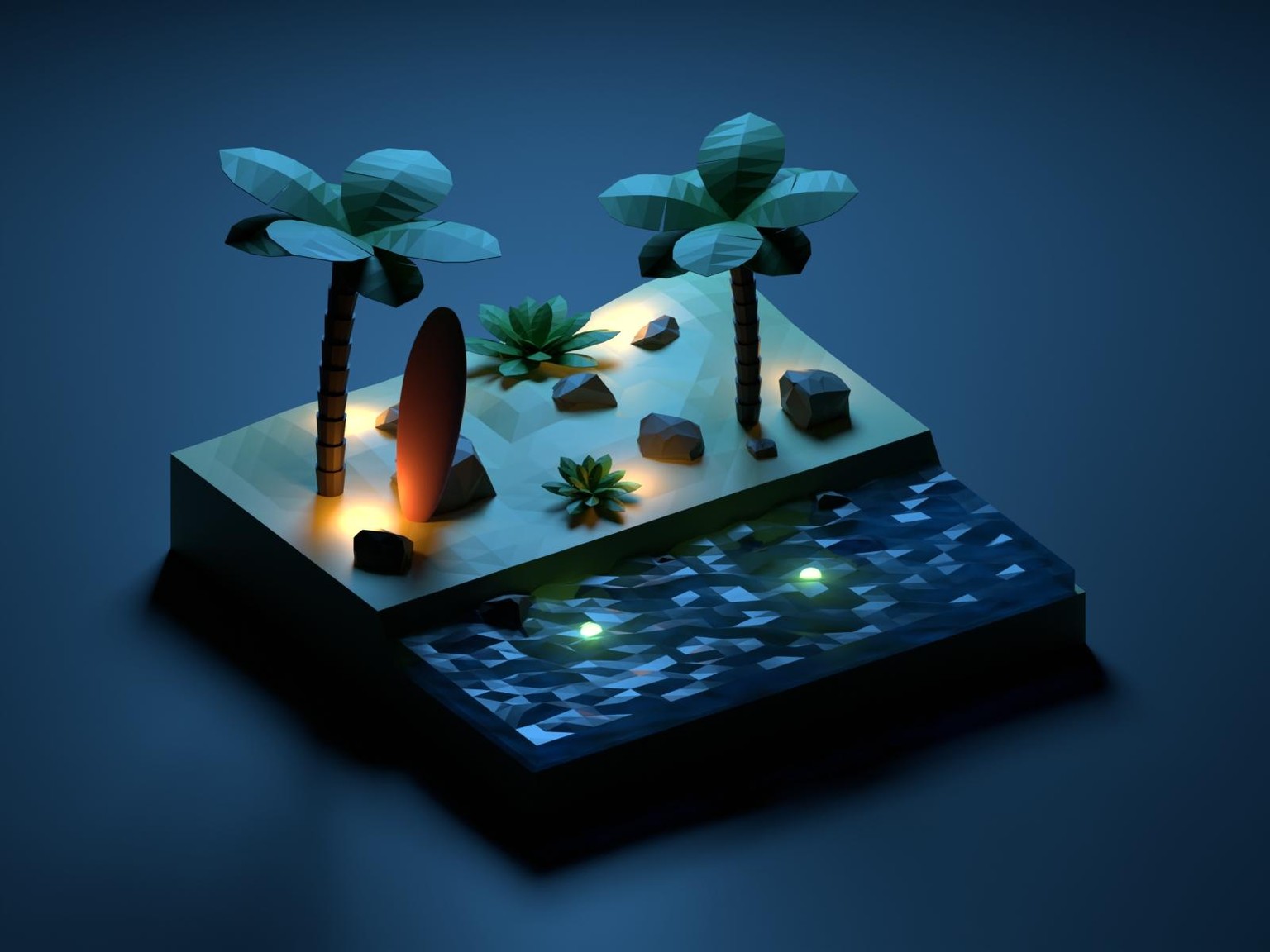 Blender - Cosy world - image 2 - student project