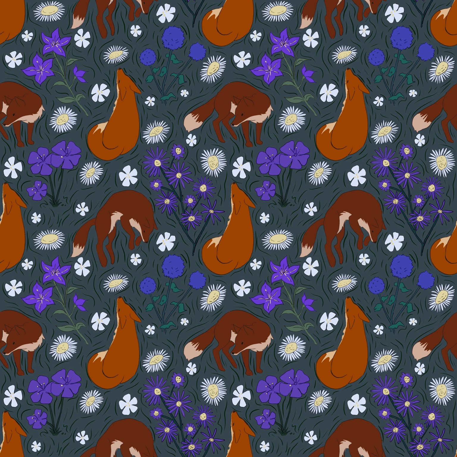 Mischievous foxes - image 2 - student project