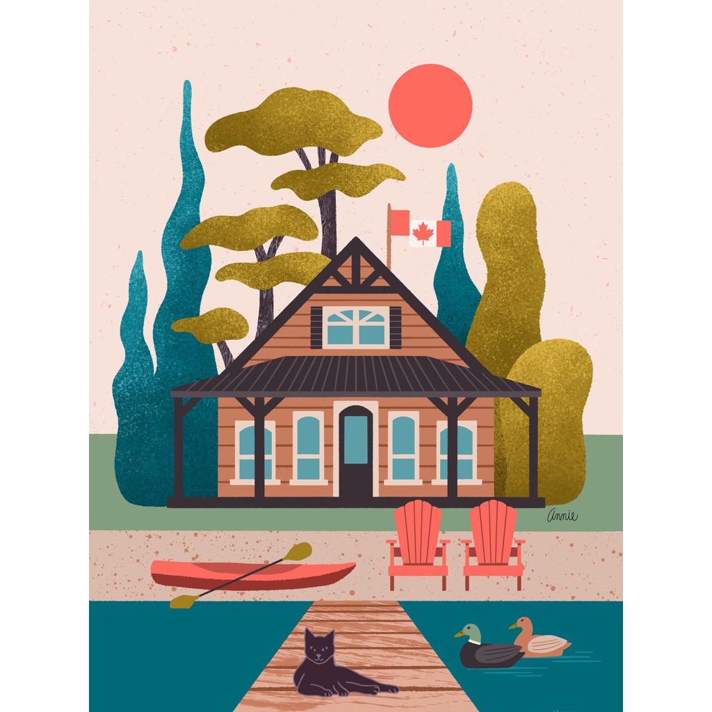 Lake cabin - image 3 - student project