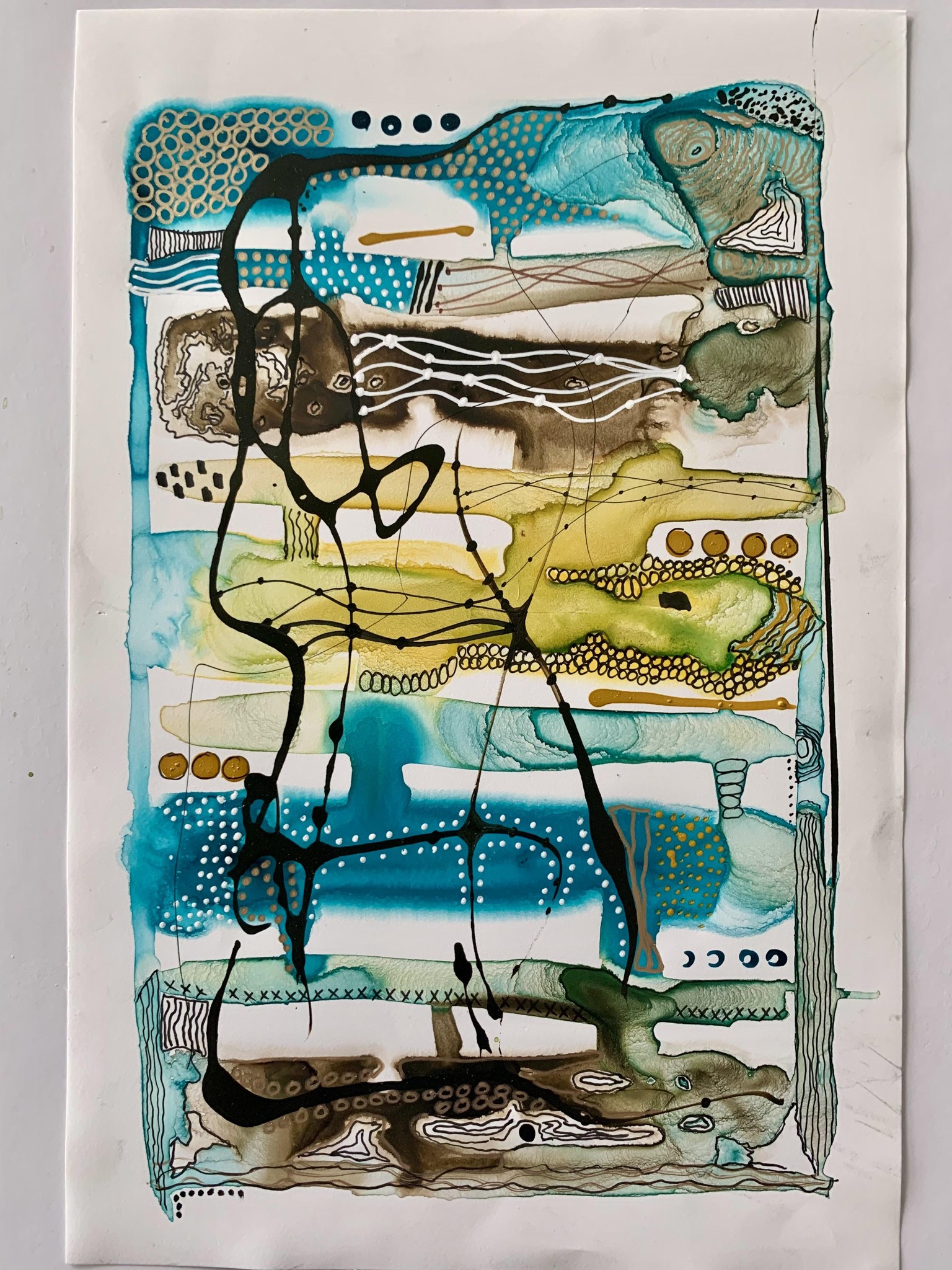 Acrylic Ink on Mineral Paper - image 2 - student project