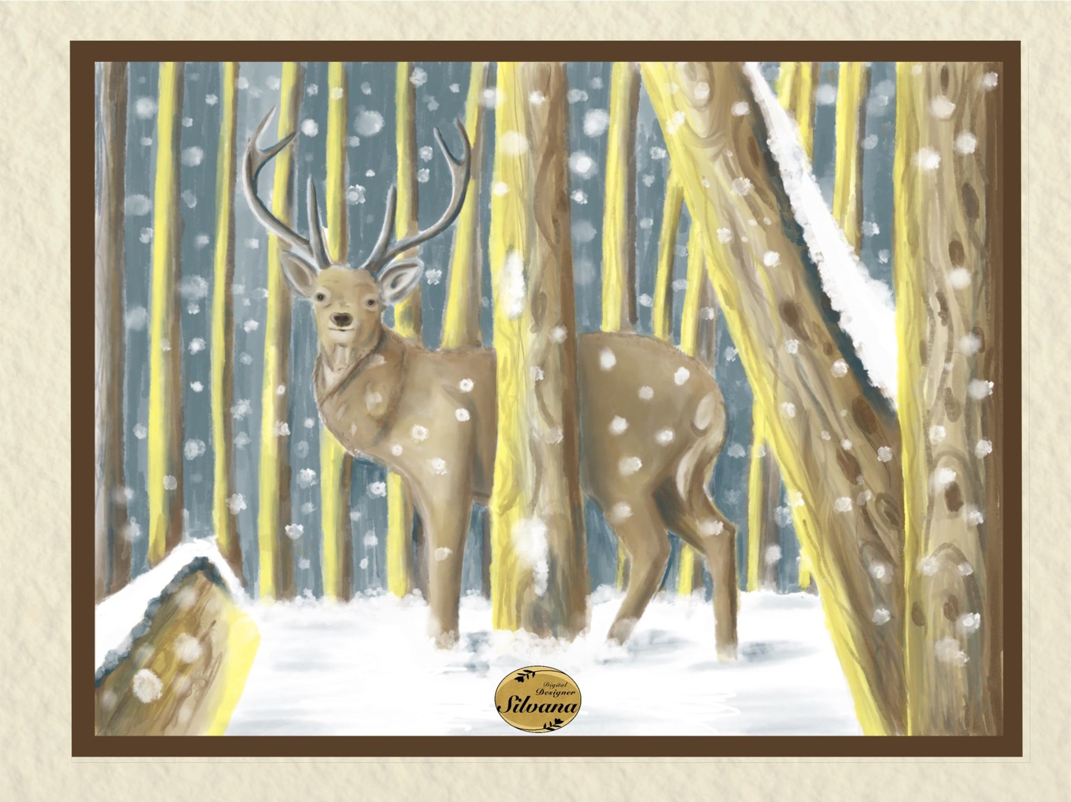 Illustrative Oil Painting in Procreate 5X - image 1 - student project