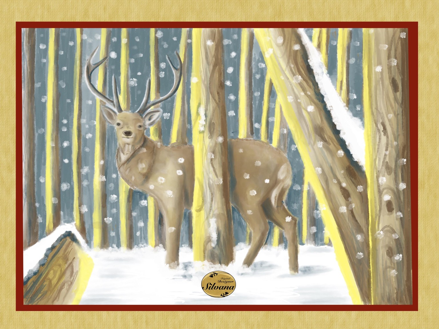 Illustrative Oil Painting in Procreate 5X - image 2 - student project