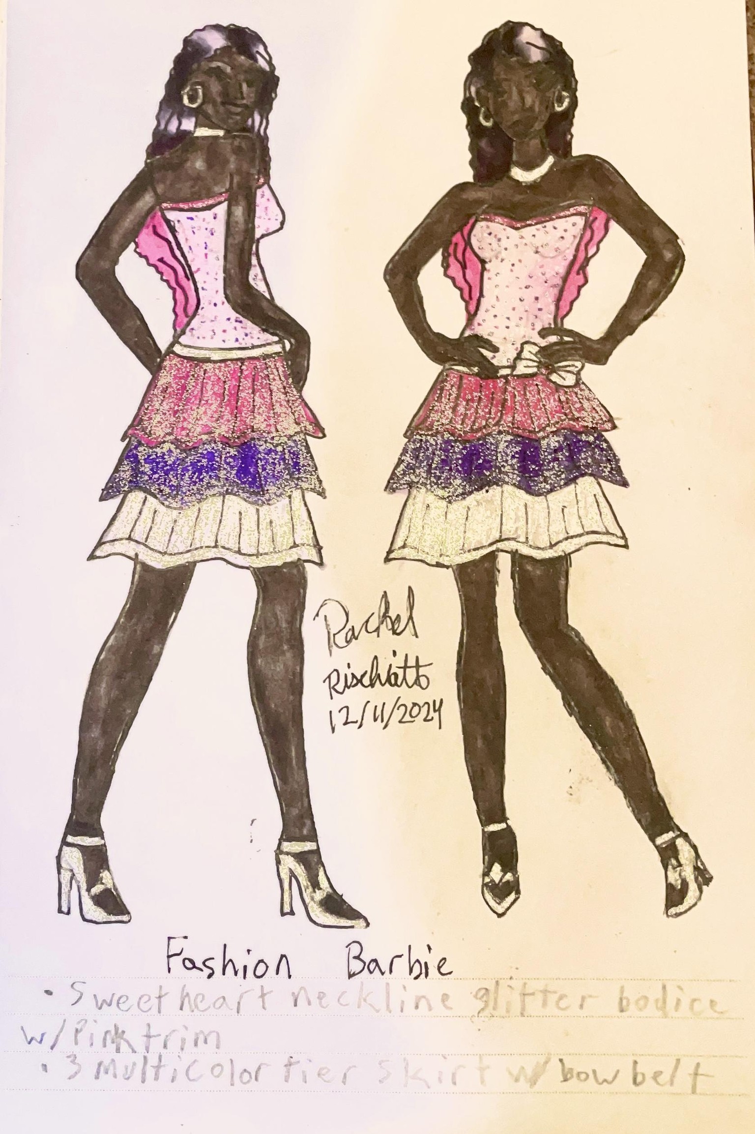 Fashion Illustration - image 1 - student project