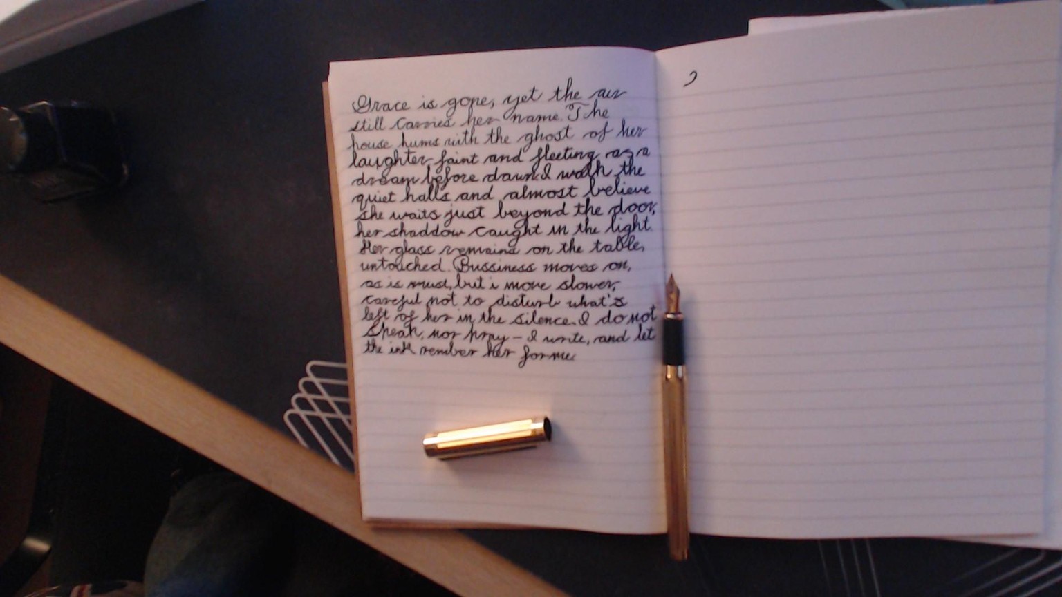 Spencerian Handwriting Practice Paragraph - image 1 - student project