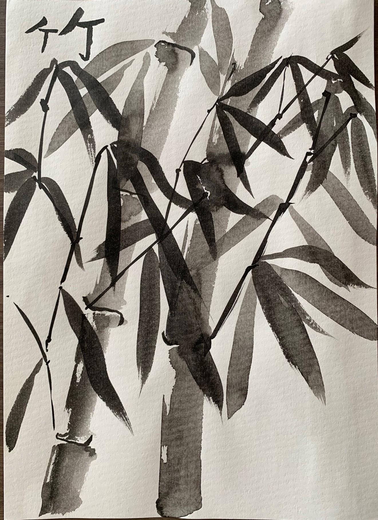Bamboo and orchid - image 3 - student project
