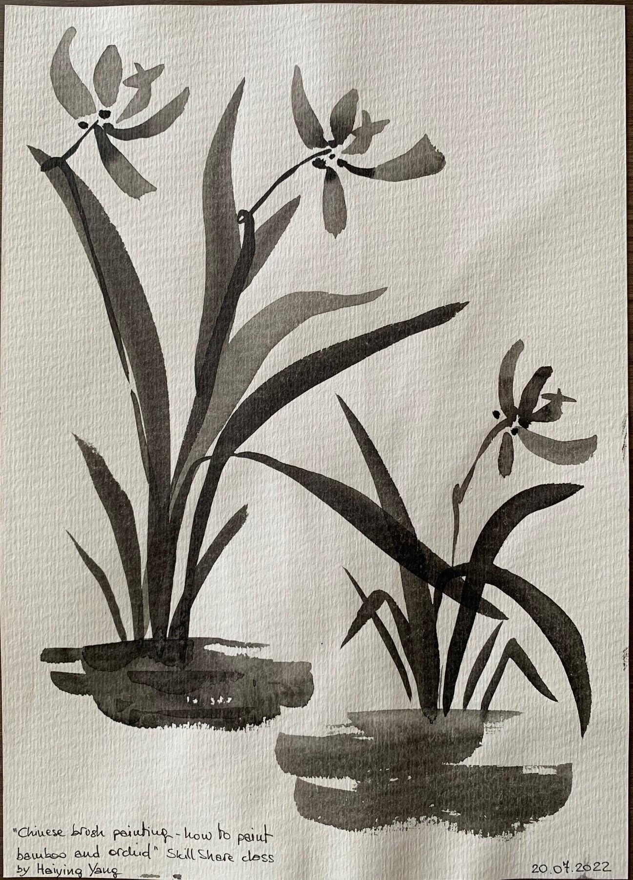 Bamboo and orchid - image 4 - student project