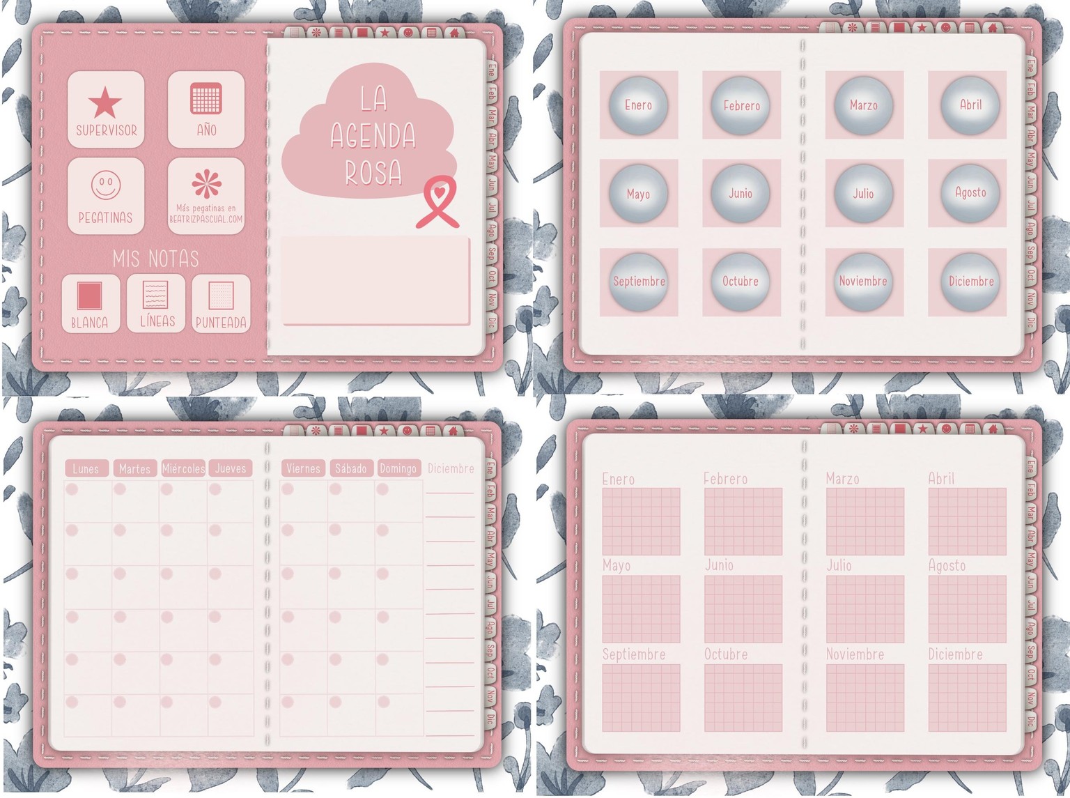 La agenda rosa - Digital Planner - image 2 - student project