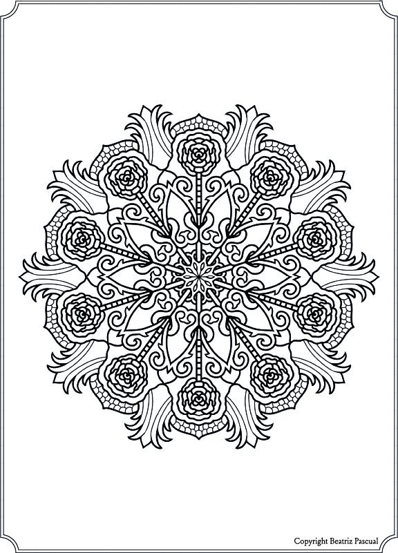 Mandalas Inspired by Arts and Crafts - Coloring Book - image 6 - student project