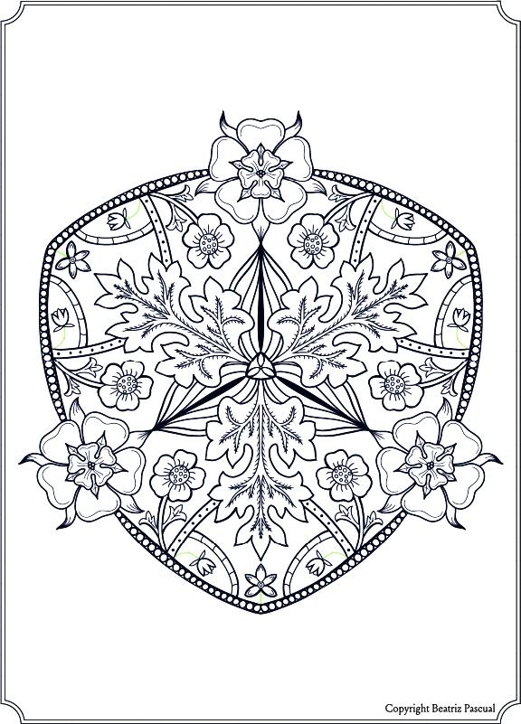 Mandalas Inspired by Arts and Crafts - Coloring Book - image 3 - student project