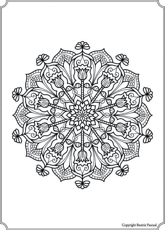 Mandalas Inspired by Arts and Crafts - Coloring Book - image 2 - student project