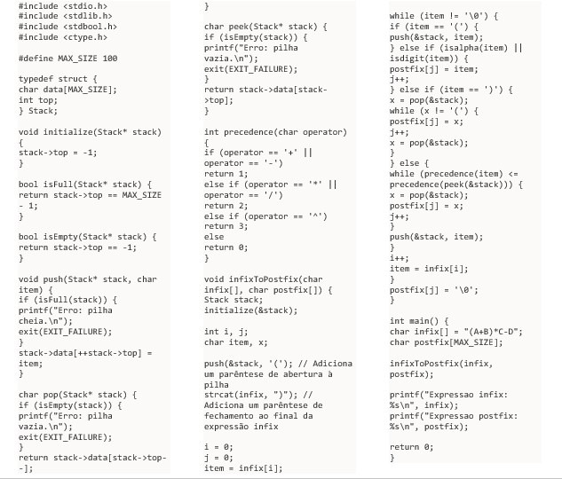 Estruturas de dados e algoritmos empilham em C e em C++ - image 1 - student project