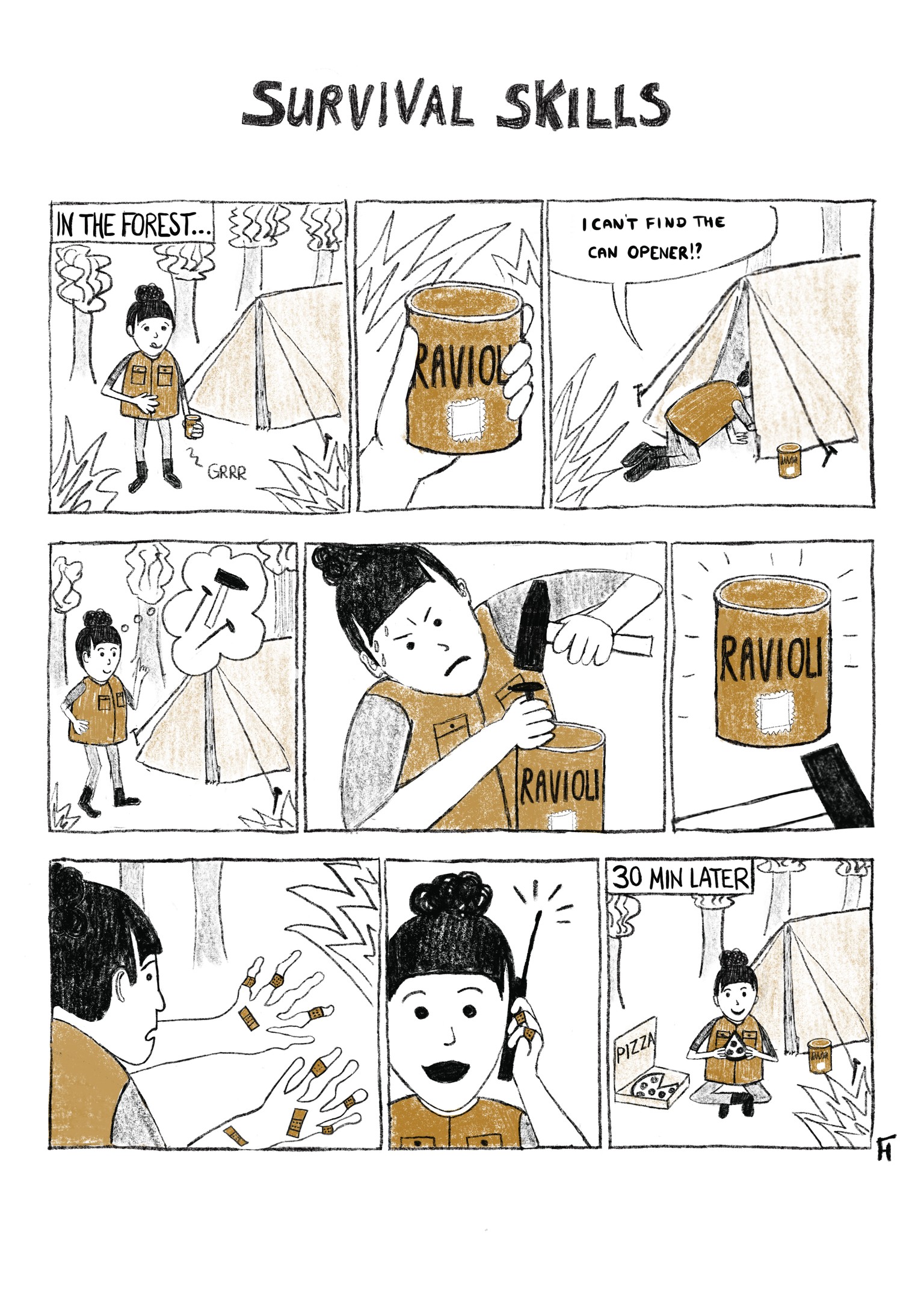 Survival skills - image 1 - student project