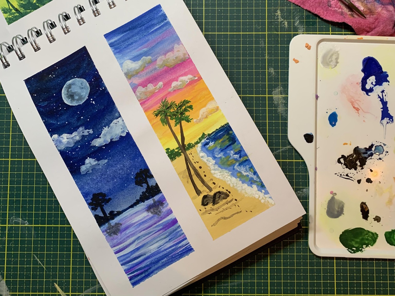 Landscape Studies with Gouche - image 1 - student project