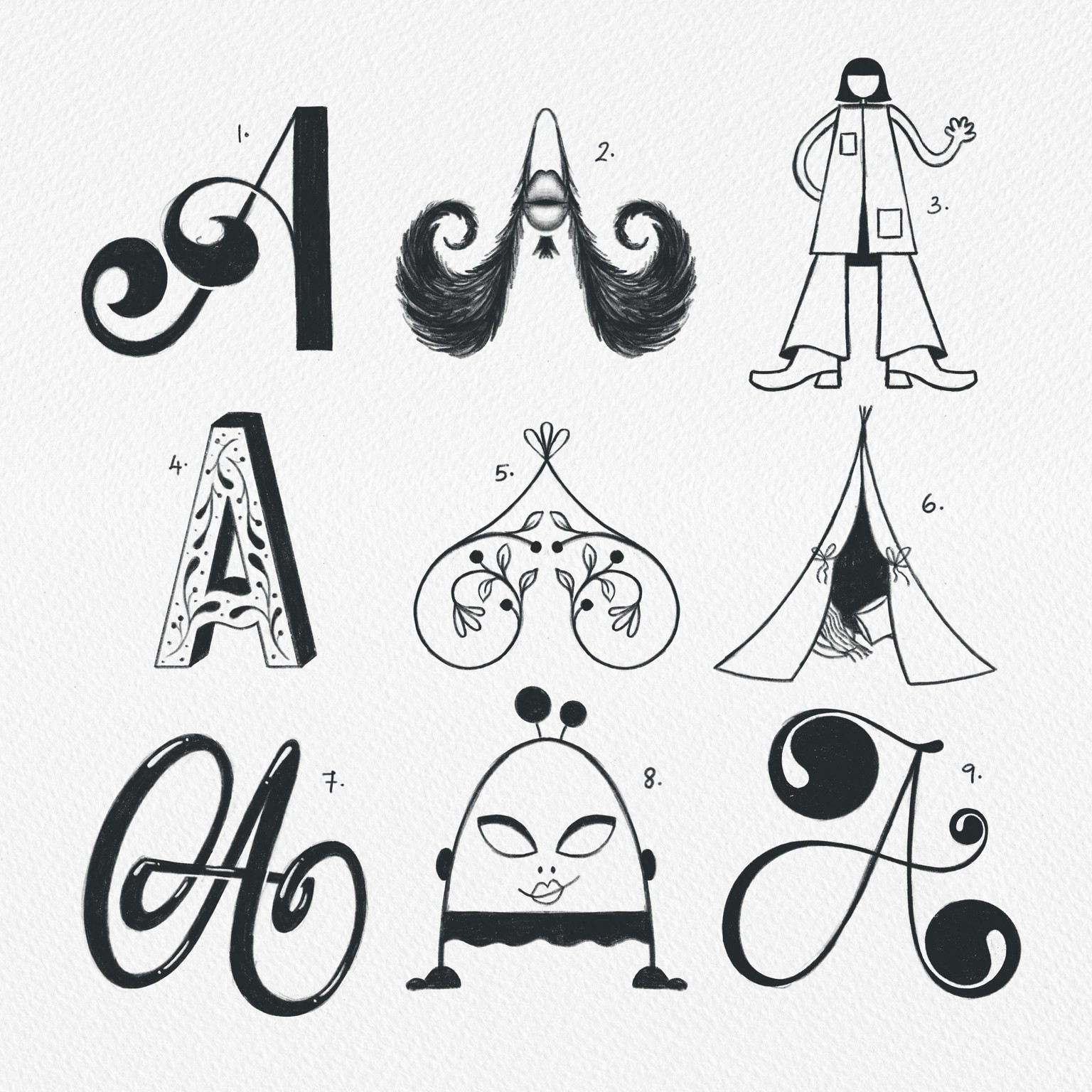 Hand Lettering Practice - image 1 - student project