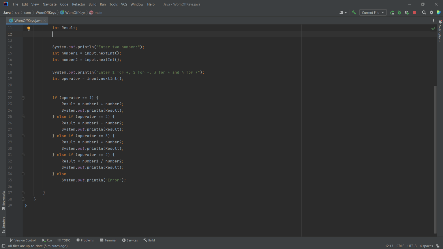 Simple Calculator - image 2 - student project