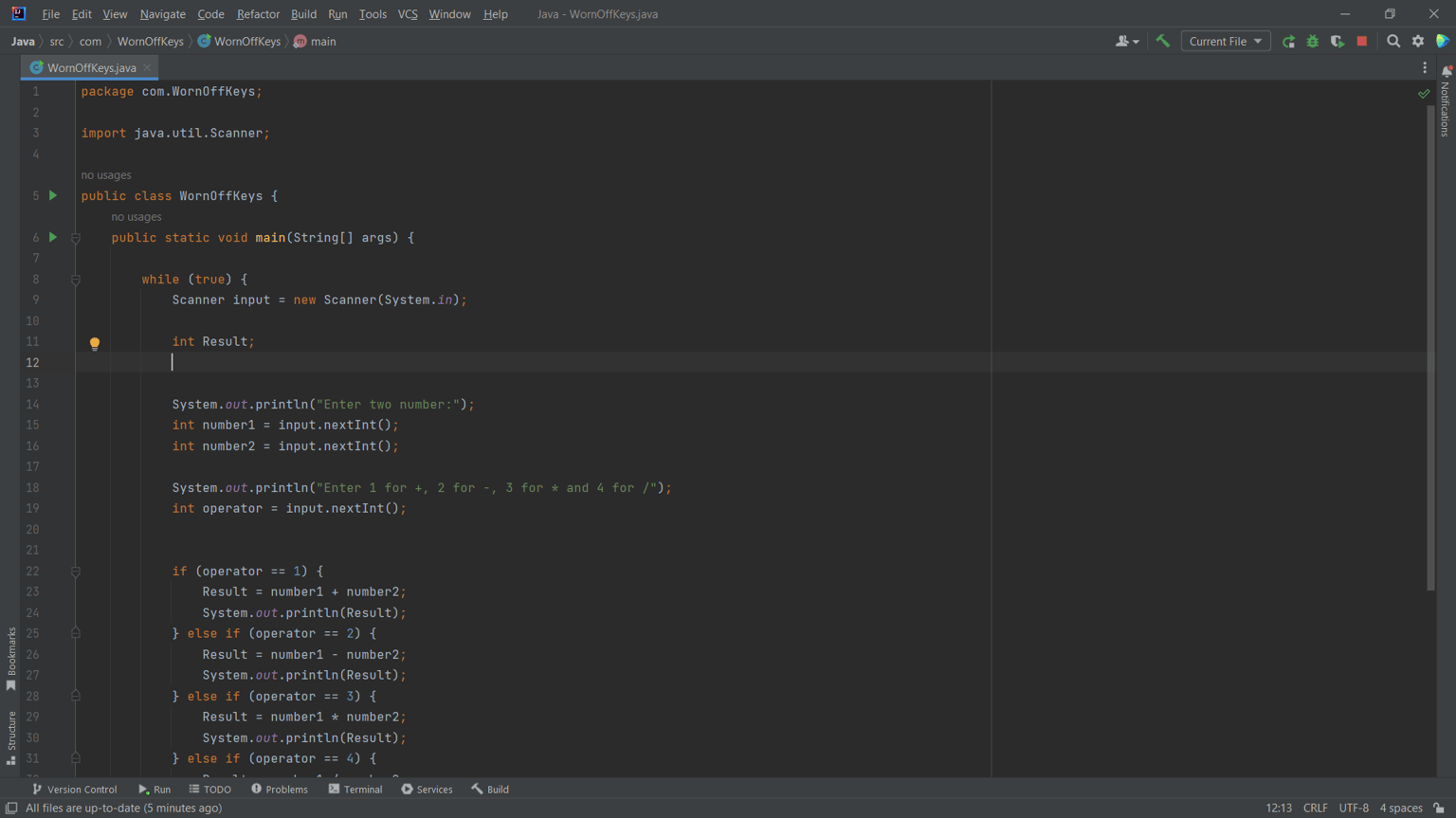 Simple Calculator - image 1 - student project
