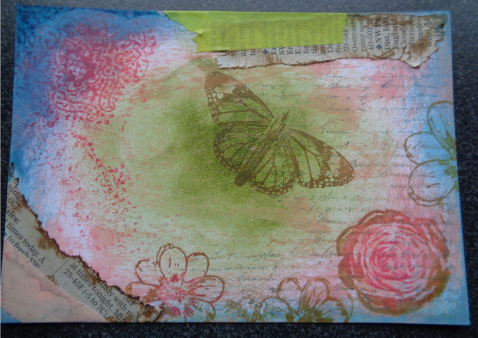 My mixed Media Postcards - image 6 - student project