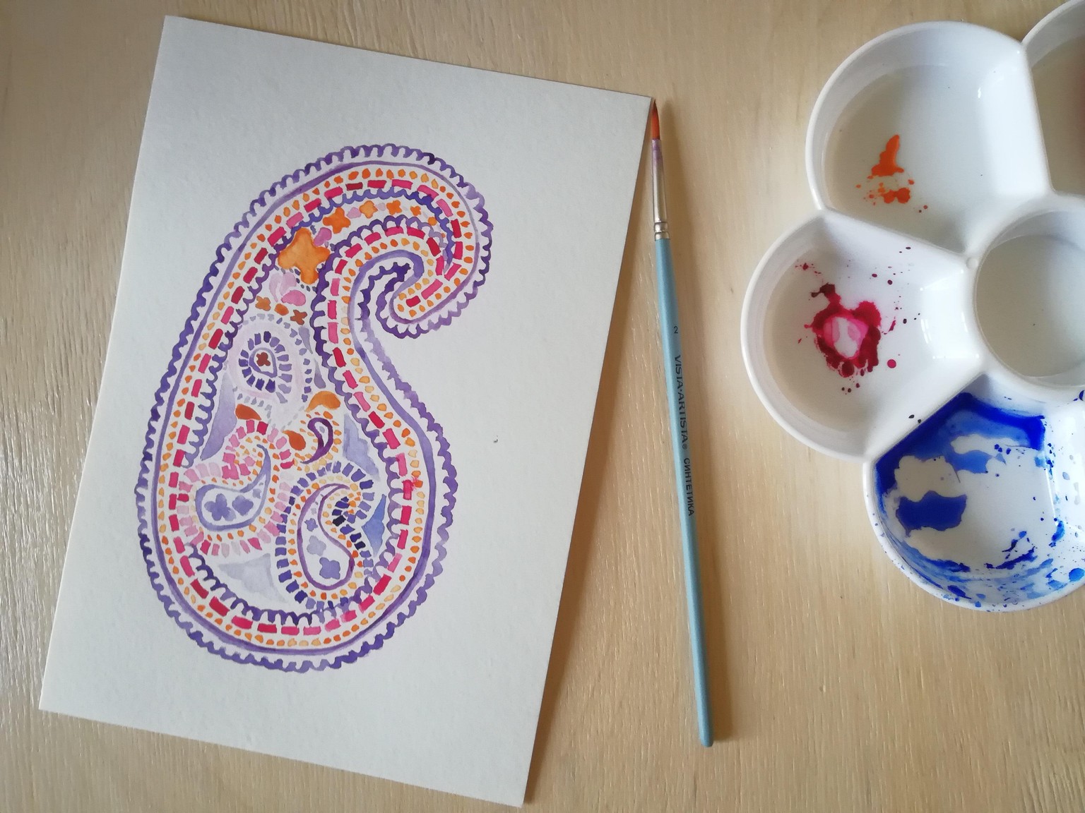 Paisley pattern - image 1 - student project