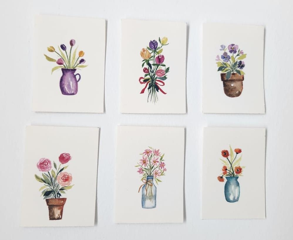 Mini Floral Appreciation Cards - image 1 - student project