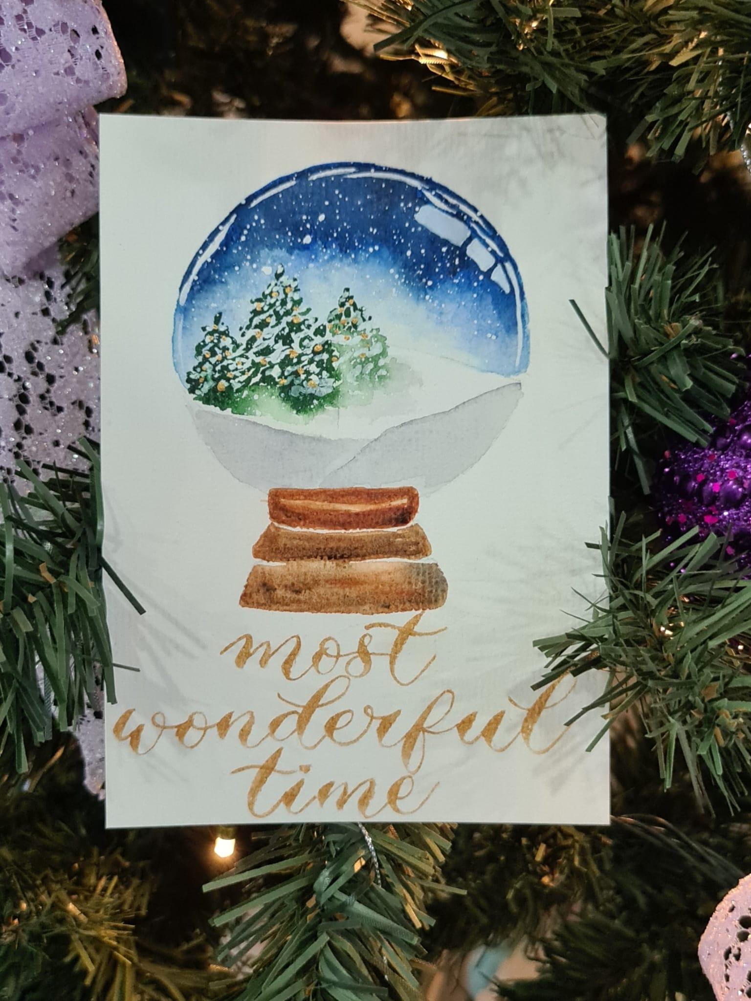Watercolor Christmas Cards - image 7 - student project