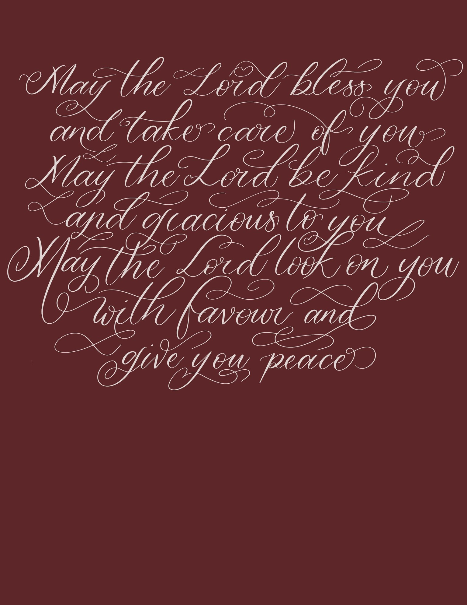 Flourished Calligraphy - image 1 - student project
