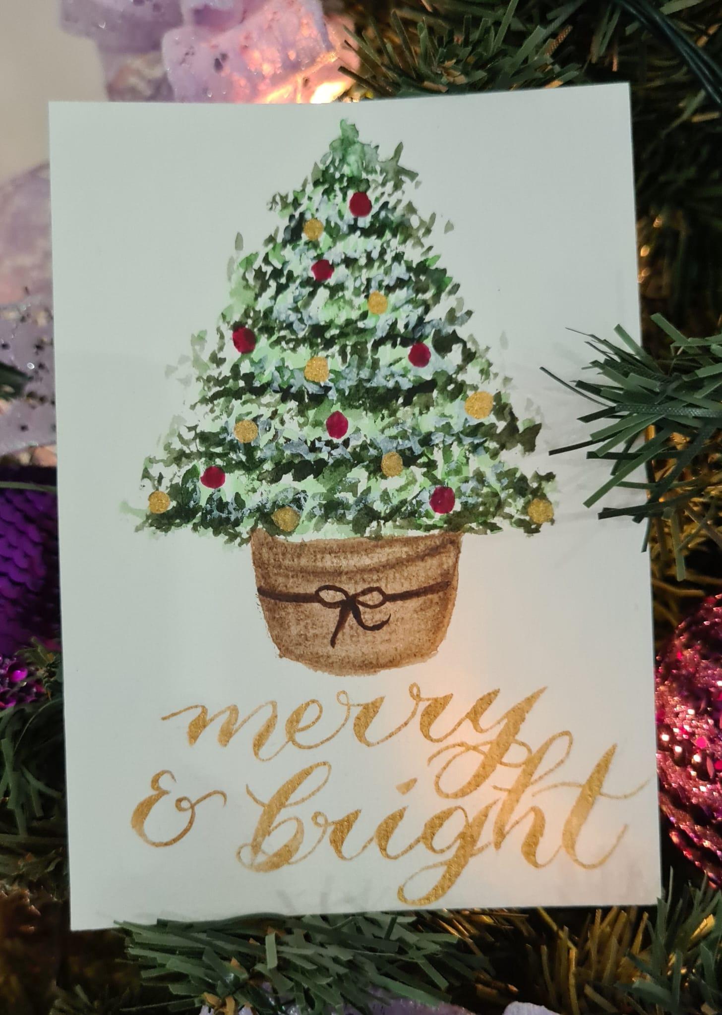 Watercolor Christmas Cards - image 3 - student project
