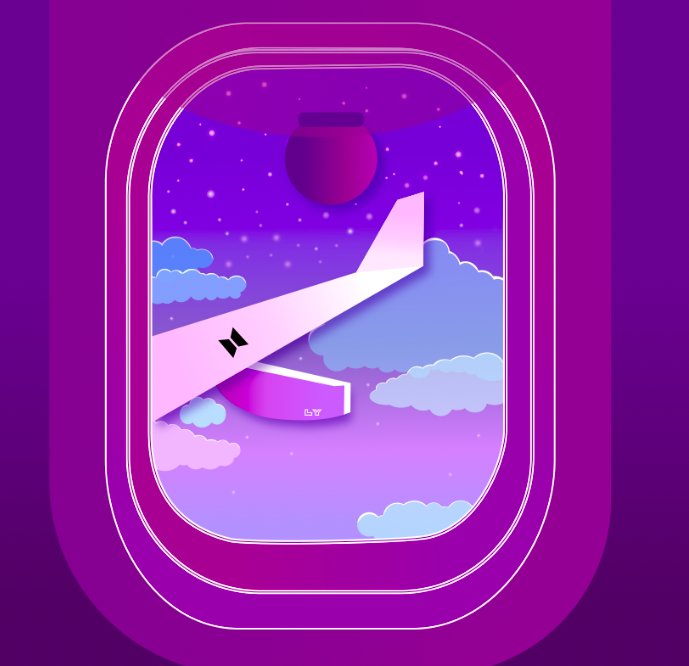 Dreamy Airplane View - image 1 - student project