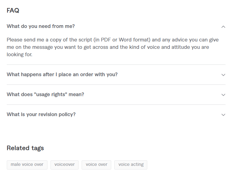 Fiverr VO gig - image 5 - student project