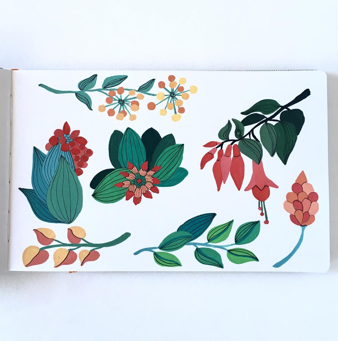 Floral pattern - image 2 - student project