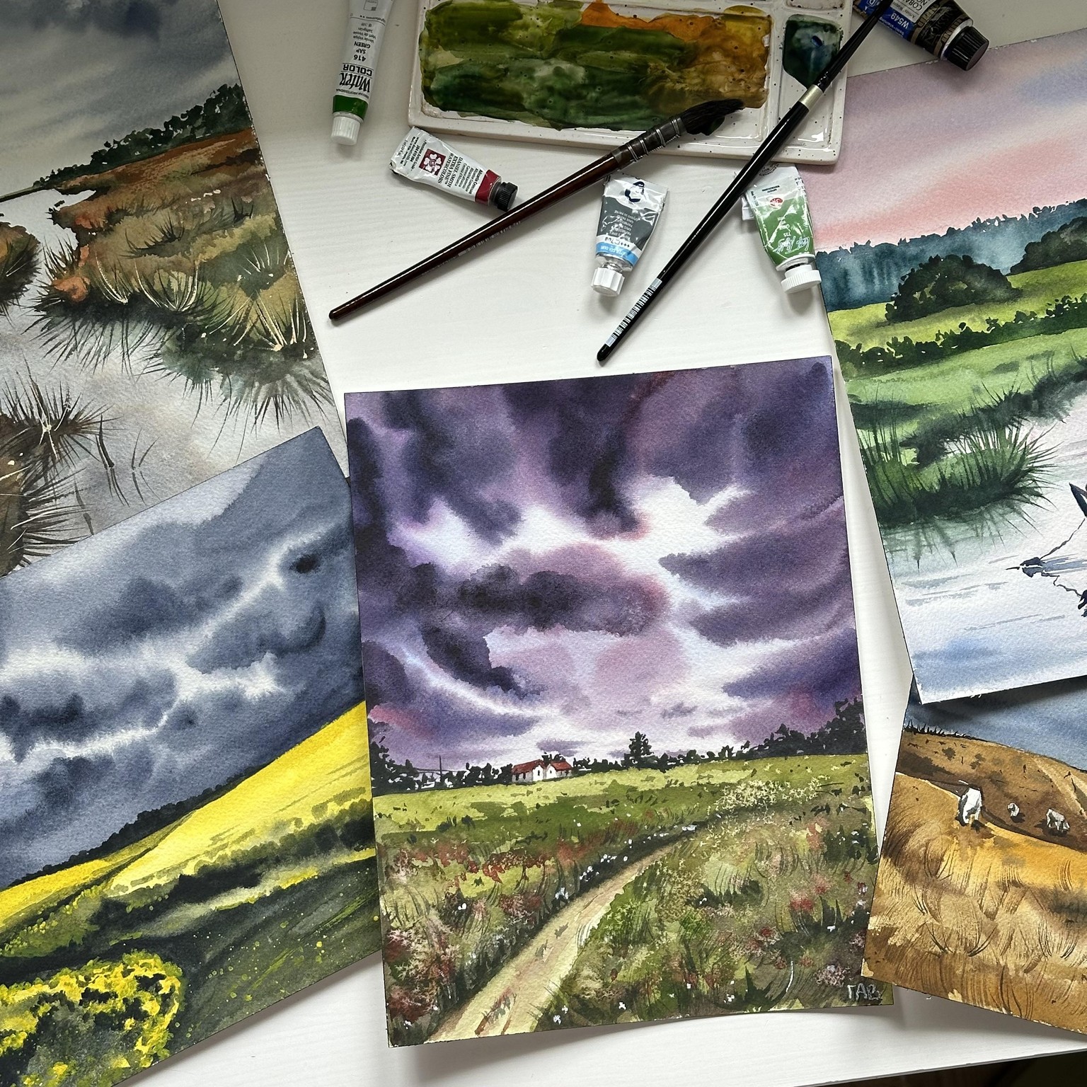 Landscape Painting - image 1 - student project