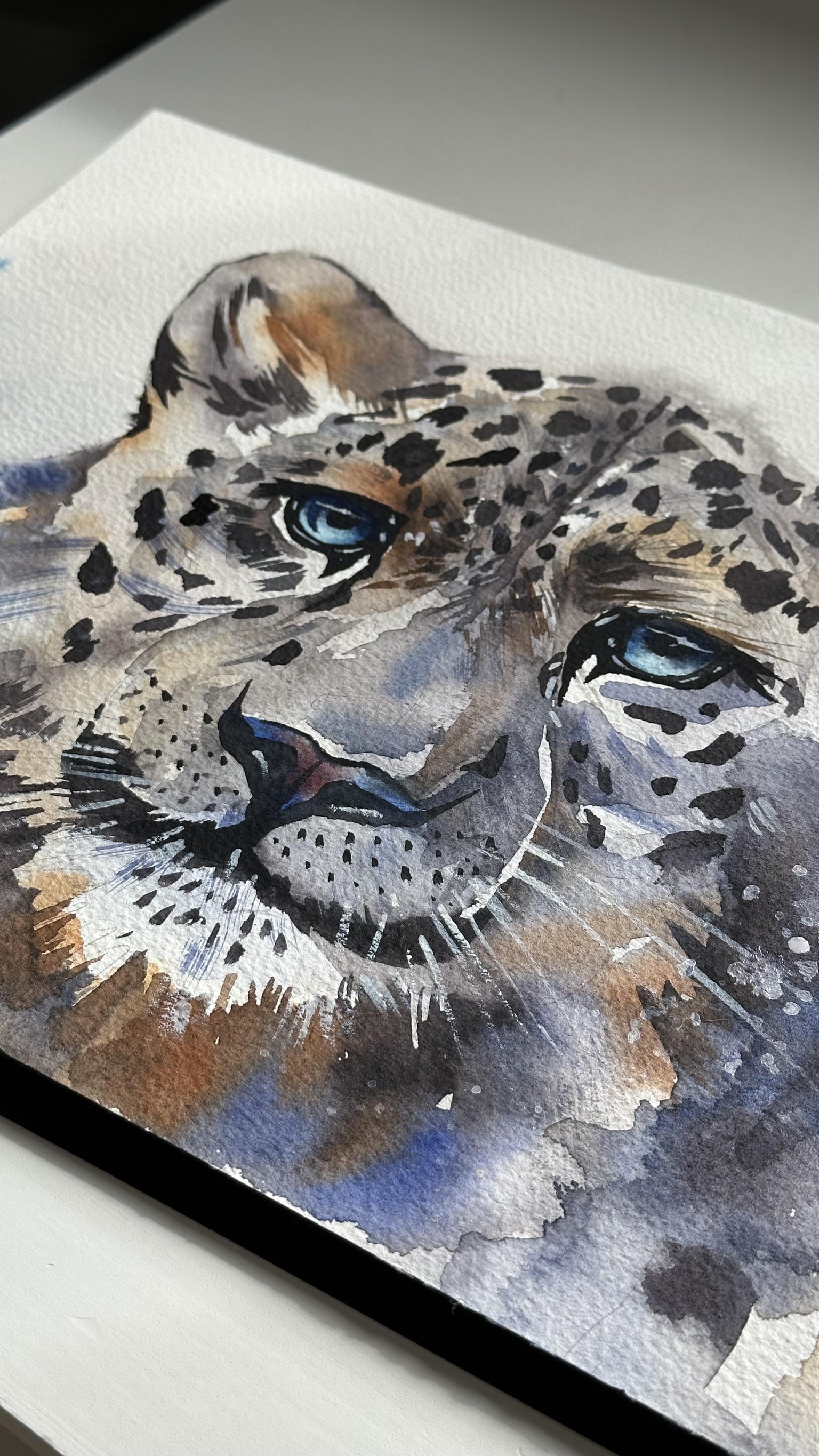 Snow Leopard by Aleksandryna Gromyko - image 1 - student project