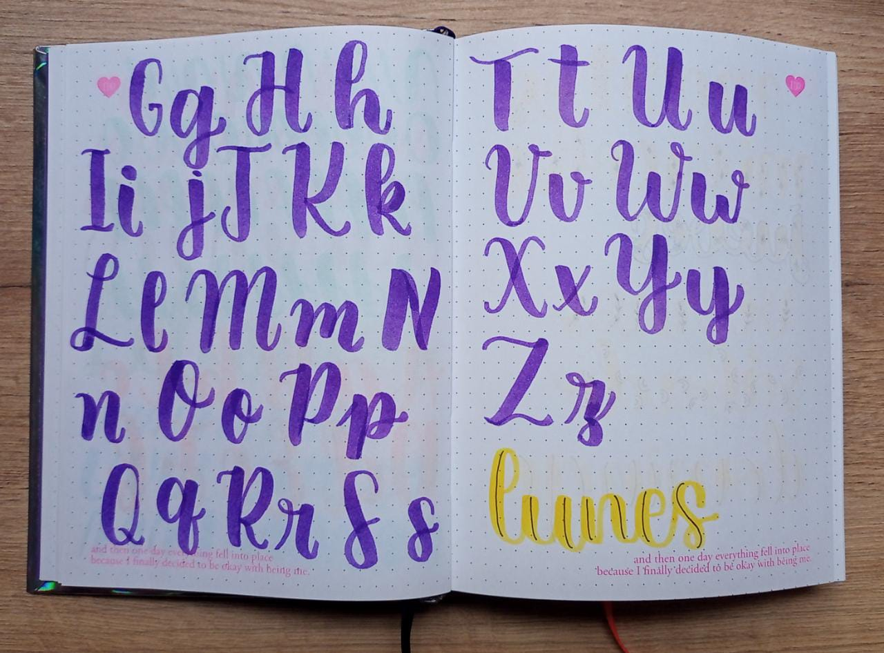 Brush lettering - image 2 - student project