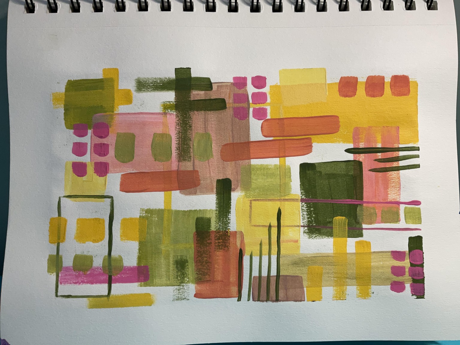 Abstract acrylics - image 4 - student project