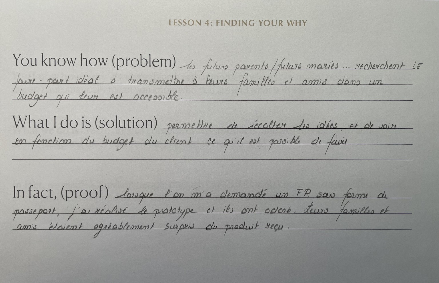 Finding your WHY - image 1 - student project